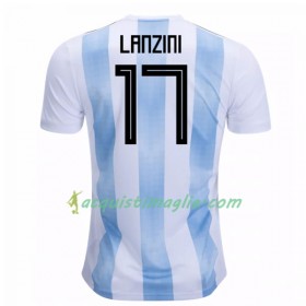 Divisa di Calcio Argentina Lanzini 17 Prima Mondiali 2018